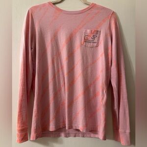 Vineyard Vines Pink Cotton Tee